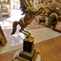 انواع وسایل برنزی مجسمه میوه خوری اسب کاسه برنجی|صنایع دستی و سایر لوازم تزئینی|قم, سعادتی|دیوار