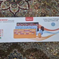 کیبورد و ماوس بی‌سیم هترون مدلHKCW350 سوییچ ممبران