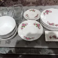 ظرف چینی شیشه ای