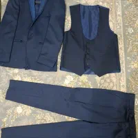 کت و شلوار مردانه سرمه ای مجلسی