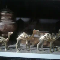 ۳عدد شتر برنزی خاص نگین کاری