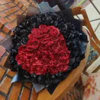 دسته گل،باکس گل روبانی