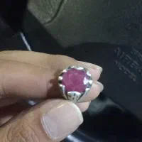 انگشتر یاقوت معدنی