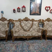 مبل سلطنتی۷نفره|مبلمان خانگی و میز عسلی|اندیمشک, |دیوار