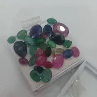 نگین یاقوت سیترین و زمرد