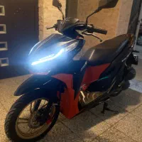 طرح کلیک ۱۵۰ مشکی طلایی مدل ۱۴۰۰|موتورسیکلت|تهران, تهرانپارس غربی|دیوار