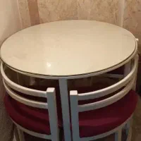 میز ناهار خوری گرد ۴ نفره