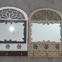 حراج جاکلیدی چوبی سنتی آینه ای لاله جین