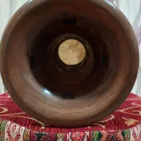 تمبک گردو کهنه تراش کاملا سالم|سازهای سنتی|شهرکرد, |دیوار