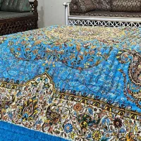 لحاف کرسی فیروزه‌ای مدل بالکوگ اصلی وزن استاندارد|رختخواب، بالش، پتو|تهران, شهرک ولیعصر جنوبی|دیوار