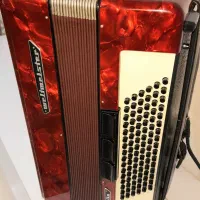 آکاردئون والت مستر آلمانی ۹۶ باس|پیانو، کیبورد، آکاردئون|مینودشت, |دیوار