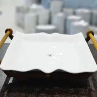 ظروف سرامیکی پایه چوبی|ظروف سرو و پذیرایی|یزد, |دیوار