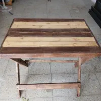 میز چوب تاشو جداشونده قابل حمل
