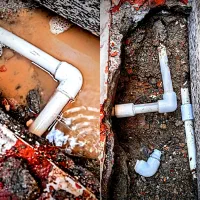 لوله کشی آب فاضلاب لکه کاری نشتی گیری عیب یابی