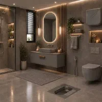 black روشویی رنگی کابین ۳۰۰ مدل اقتصادی دستشویی