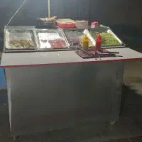 میز و اجاق فلافلی