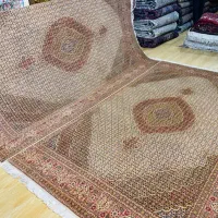 جفت فرش ۶ متری ماهی ۵۰ رج کرم قهوه ای|فرش|تهران, سلسبیل شمالی|دیوار