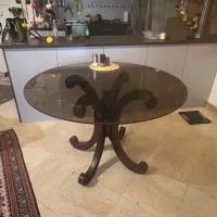 میز تک گرد بلوط|میز و صندلی غذاخوری|تهران, شهرک هما|دیوار