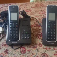 تلفن دو گوشی موتورولا  سالم بدون هیچ مشکلی|تلفن رومیزی|تهران, تهرانسر غربی|دیوار