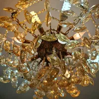 لوستر برنز ۱۲ شعله|لوستر و چراغ آویز|سنندج, |دیوار