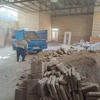 نخاله وانواع بارنیسان خاور ده تن ماسه آجر سیمان گچ|خدمات حمل و نقل|قم, آزادگان|دیوار