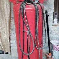 پمپ باد 250 لیتری دو سیلندر خورجینی