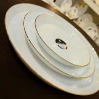 سرویس گلدن اوپال سفید ساده آرکوپال لب طلایی خارجی|ظروف سرو و پذیرایی|یزد, |دیوار