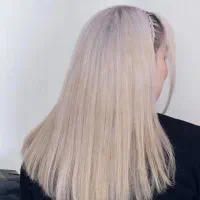 تخفیف کراتین مو  رنگ لایت. اکستیشن مو فر ۶ ماهه