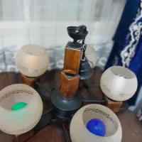 لوستر و میز