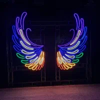 نئون کافه/لوگو نئونی /نئون بال فرشته