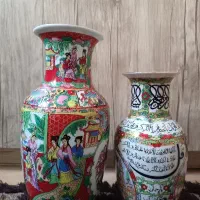 یک جفت گلدان مینیاتوری