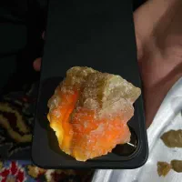 سنگ آرگونیت طلایی (کاملا خالص)