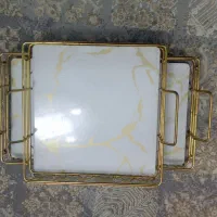 سینی بامبو طرح برنز