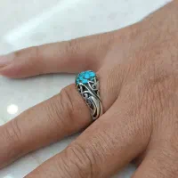 انگشتر نقره عقیق یمن کار دست اصل|جواهرات|مشهد, زیبا شهر|دیوار