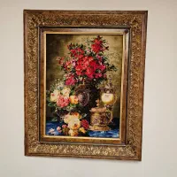 فرش ۹متری کاشان گل ابریشم وتابلوفرش دستبافت|فرش|کرج, فاز ۳ گوهردشت|دیوار