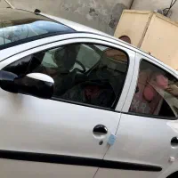 ۲۰۶درحد خشک اصل فرانسه|خودرو سواری و وانت|میانه, |دیوار