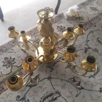لوستر پنج شاخه ده شعله