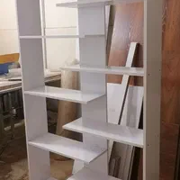قفسه کتاب و دکوری B05 ام دی اف و چوبی|کتابخانه، شلف، قفسه‌های دیواری|ارومیه, |دیوار
