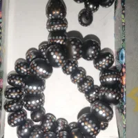 تسبیح نقره و مس کوب|کلکسیون اشیاء عتیقه|شیراز, نیستان|دیوار