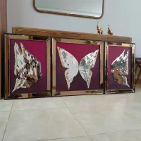تابلو پروانه آینه ای