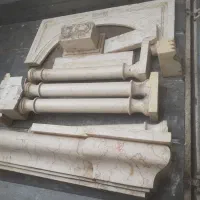 شومینه ویلا سنگ مرمری