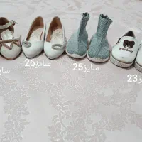 کفش دخترانه سایزها داخ عکس زده شده
