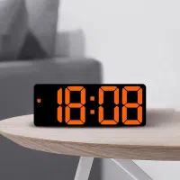 ساعت دیجیتال رومیزیLED با آلارم،دما،تاریخ،سنسورنور