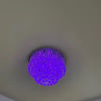 ۱عدد لوستر کریستالی ریموت دار|لوستر و چراغ آویز|تهران, نیاوران|دیوار