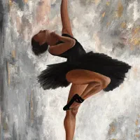 تابلو نقاشی بالرین