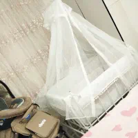 تخت نوزاد نونو اصلا استفاده نشده سالم ننو گهواره|تخت و صندلی بچه|فردیس, فردیس|دیوار