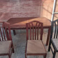 میز و صندلی چوبی اصل|میز و صندلی غذاخوری|کرمانشاه, |دیوار