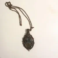 گردنبند سنگ لابرادوریت|جواهرات|تهران, یوسفآباد|دیوار