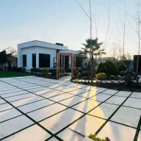 ویلا باغ مدرن کلید نخورده با فضا سازی زیبا