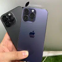 iPhone 14 Pro Max ZAA رنگ مشکی بنفش تمیز|موبایل|کرج, کوی امامیه|دیوار